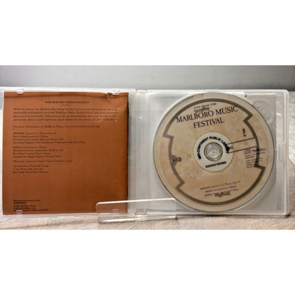Live from the Marlboro Music Festival CD – Dvorák & Brahms Chamber Works – Ex-Li - Picture 3 of 5